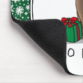 クリスマスサンタチョコレートラブラドールリトリエおもしろいバー マウスパッド (コーナー)