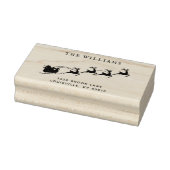 クリスマスサンタトインデア差出人住所 ラバースタンプ (スタンプ)