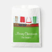 クリスマスサンタトインデア足 フェイバーバッグ (正面)