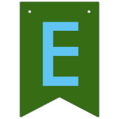 クリスマスサンタトナカイ緑のバンティングバナー バンティングフラッグ (第2の旗)