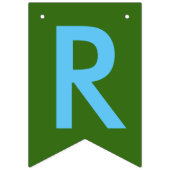 クリスマスサンタトナカイ緑のバンティングバナー バンティングフラッグ (第3の旗)