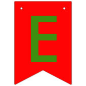 クリスマスサンタトナカイ赤バンティンバナー バンティングフラッグ (第2の旗)