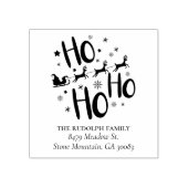 クリスマスサンタトナディースレー ラバースタンプ (インプリント)