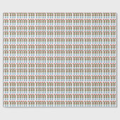 クリスマスサンタトピアリージンジャー  ラッピングペーパー (フラット)