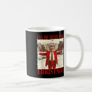 クリスマスサンタトランプおもしろいクリスマスPの家に コーヒーマグカップ