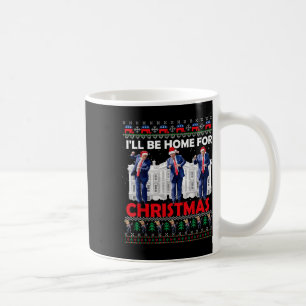 クリスマスサンタトランプおもしろいクリスマスPの家に コーヒーマグカップ