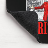 クリスマスサンタトランプおもしろいクリスマスPの家に マウスパッド (コーナー)