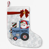 クリスマスサンタトレインホリデーストッキング スモールクリスマスストッキング (正面)