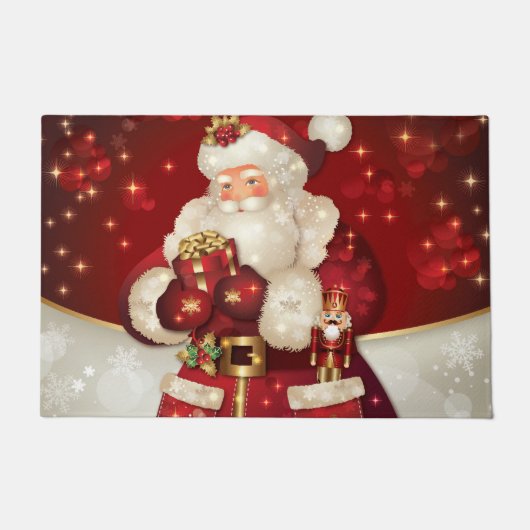 クリスマスサンタドオーマ ドアマット (正面)
