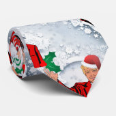 クリスマスサンタドナルドのトランプ ネクタイ (ロール)