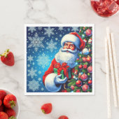 クリスマスサンタナプキン！ スタンダードランチョンナプキン (インサイチュ)