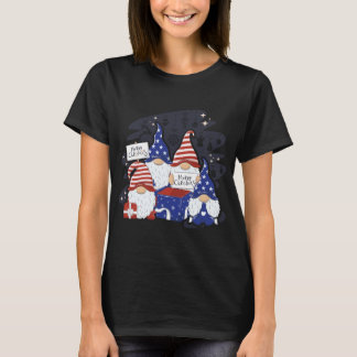 クリスマスサンタハットアメリカンメリークリスマス格言 Tシャツ