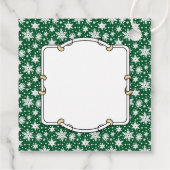 クリスマスサンタハットスコティッシュテリア（黒）かわいい フェイバータグ (裏面)