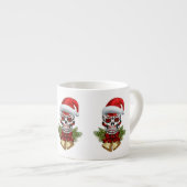 クリスマスサンタハットデイオブザデッドシュガースカル エスプレッソカップ (正面右)