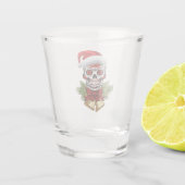 クリスマスサンタハットデイオブザデッドシュガースカル ショットグラス (裏面)