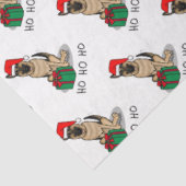 クリスマスサンタハットドイツの羊飼い犬かわいい 薄葉紙 (詳細)