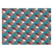 クリスマスサンタハットホース テーブルクロス (正面(横))