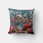 クリスマスサンタハット付きウミガメ クッション (正面)