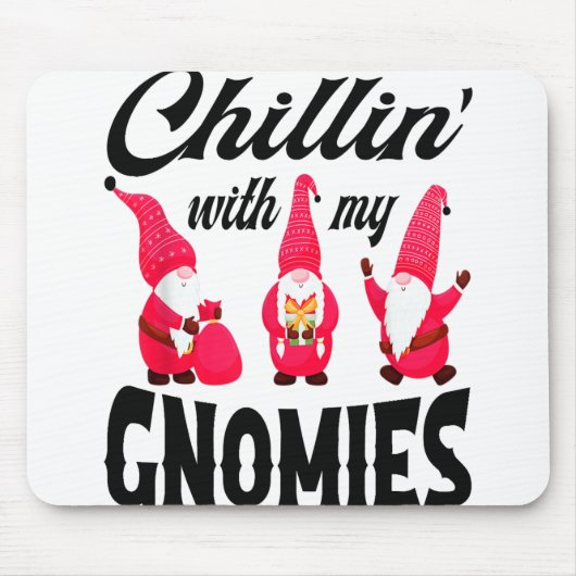 クリスマスサンタハット格言チリンとマイノミー マウスパッド (正面)