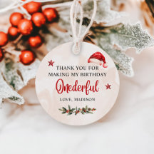 クリスマスサンタハット誕生日パーティー