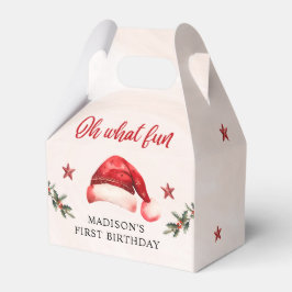 クリスマスサンタハット誕生日パーティー フェイバーボックス