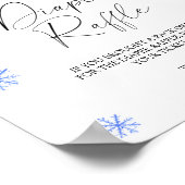 クリスマスサンタハット – おむつラッフル ポスター (角)