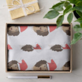 クリスマスサンタハット、黒人女性、ナチュラルヘア 薄葉紙 (ギフト)