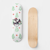 クリスマスサンタハプテロダクティル スケートボード (正面)
