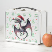 クリスマスサンタハプテロダクティル メタルランチボックス (インサイチュ)