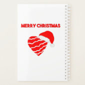 クリスマスサンタハートスモールプランナー プランナー手帳 (裏面)