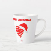 クリスマスサンタハートスモールラテマグ カフェラテマグ (右)