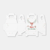 クリスマスサンタバースデーパーティー フェイバーボックス (折り畳みなし)