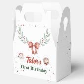 クリスマスサンタバースデーパーティー フェイバーボックス (オープン)