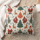 クリスマスサンタピロークッション クッション (ブランケット)