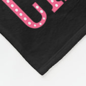 クリスマスサンタピンクトランプクリスマスPに帰省 フリースブランケット (角)