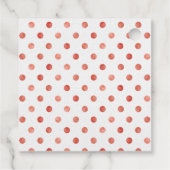 クリスマスサンタファースト誕生日メッセージカード フェイバータグ (裏面)