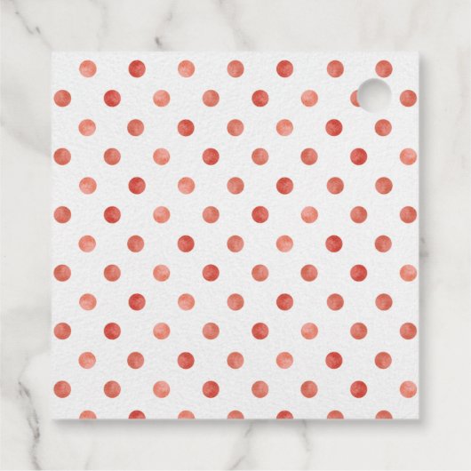 クリスマスサンタファースト誕生日メッセージカード フェイバータグ (裏面)