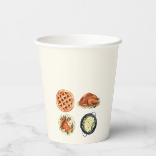 クリスマスサンタファースト誕生日紙カップ 紙コップ (裏面)