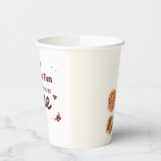 クリスマスサンタファースト誕生日紙カップ 紙コップ (左)