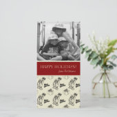 クリスマスサンタフォトカード シーズンカード (スタンド正面)