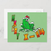 クリスマスサンタフロージメリークリスマスのお客様。ポストカード ポストカード (正面/裏面)
