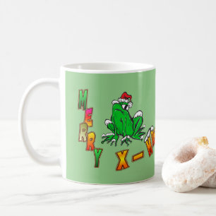 クリスマスサンタフロージメリークリスマスコーヒーマグ コーヒーマグカップ