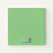 クリスマスサンタフロージメリークリスマスノート ノートブック (裏面)