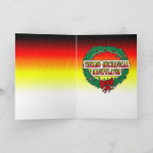 クリスマスサンタブラックスミス シーズンカード (内部)