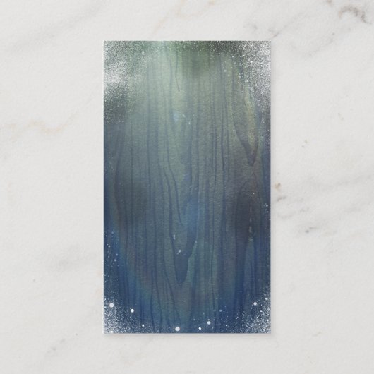 クリスマスサンタベビーおむつラッフルチケット エンクロージャーカード (裏面)