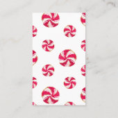 クリスマスサンタベビーのベビーエンクロージャカード用ブック 名刺 (裏面)