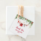 クリスマスサンタベビーガール服ベビーシャワー フェイバータグ (インサイチュ)