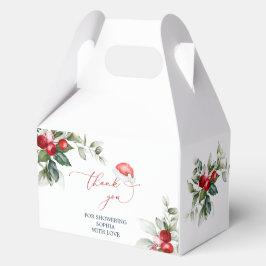 クリスマスサンタベビーシャワーコレクション フェイバーボックス