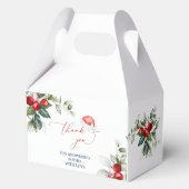 クリスマスサンタベビーシャワーコレクション フェイバーボックス (裏面)