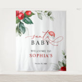 クリスマスサンタベビーシャワータペストリー タペストリー (正面)